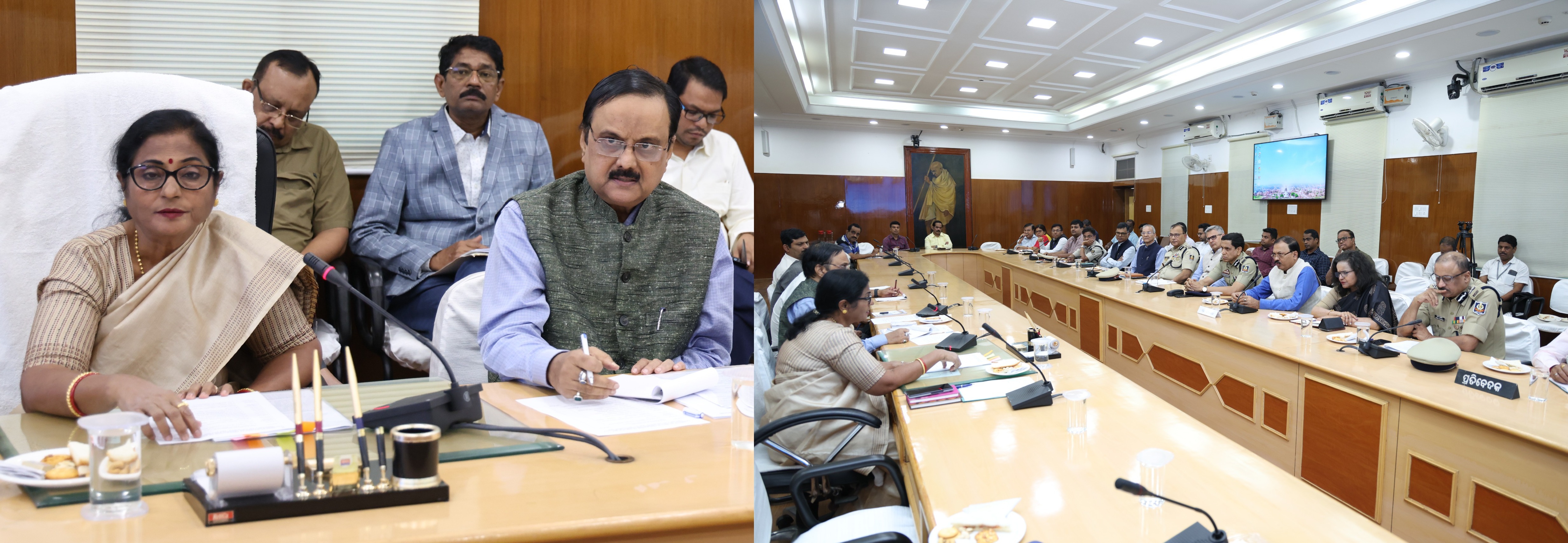 Meeting on arrangement to be made in connection with the visit of Hon'...